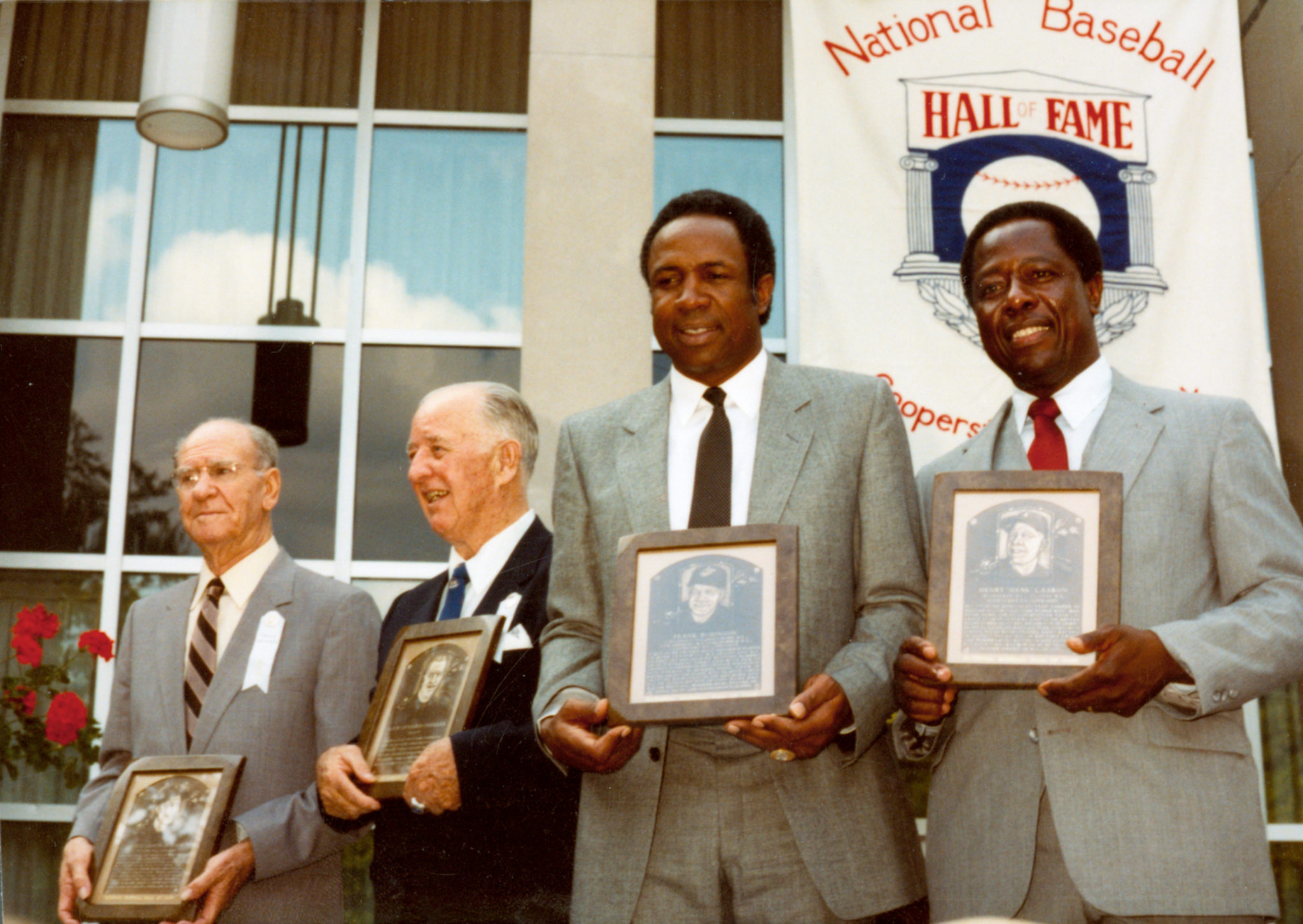 Hank Aaron is Inducted into the Hall of Fame