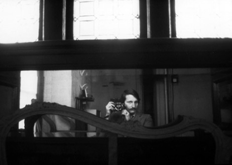 Lewis in mirror.