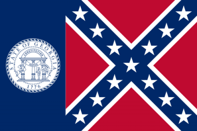 1956 State Flag of Georgia.