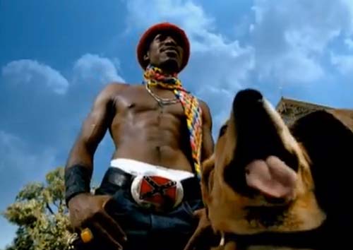 Still from Outkast's video for "Ms. Jackson."